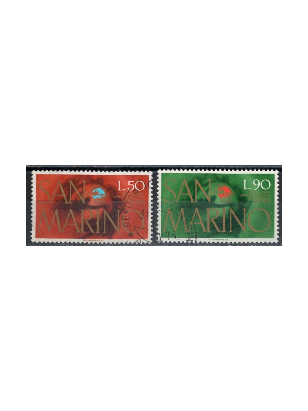 SAN MARINO 1974 UPU centenary 2nd year