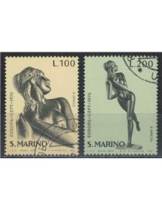 SAN MARINO 1974 Europa 2v us