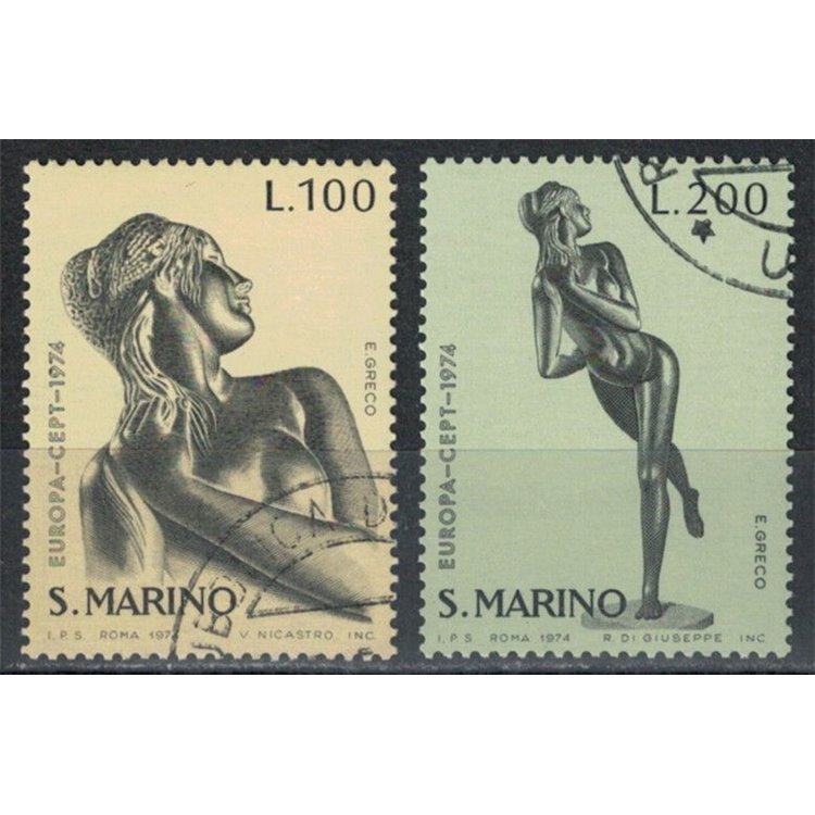SAN MARINO 1974 Europa 2v us