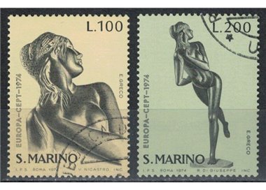 SAN MARINO 1974 Europa 2v us