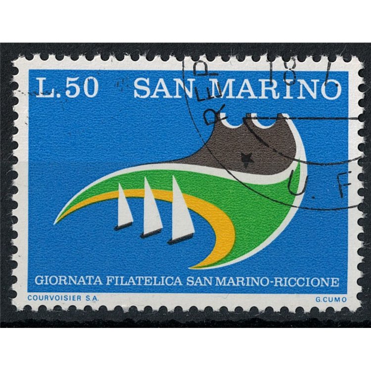 SAN MARINO 1974 US Philatelic Day