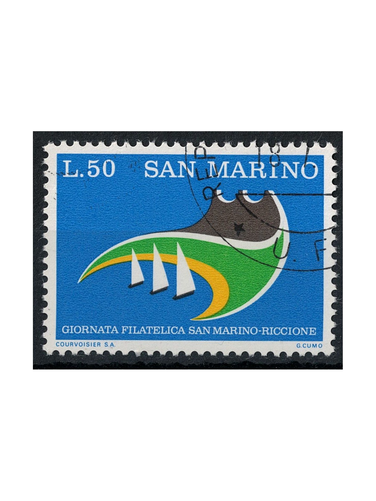 SAN MARINO 1974 US Philatelic Day