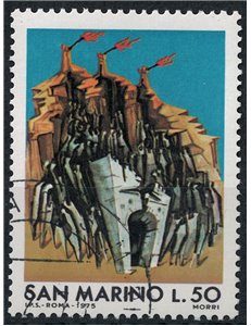 SAN MARINO 1975 Escape of one hundred thousand us