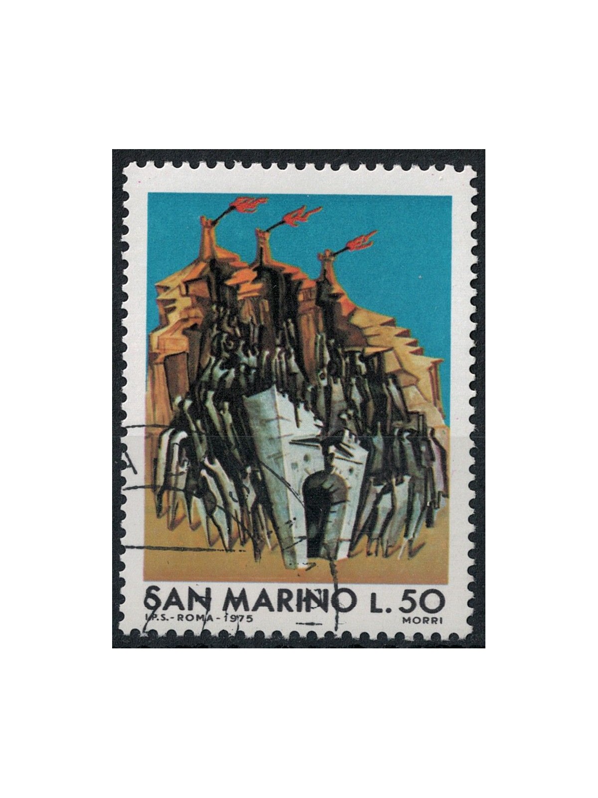 SAN MARINO 1975 Escape of one hundred thousand us
