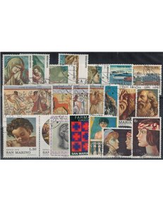 SAN MARINO 1975 Complete Year 22v us