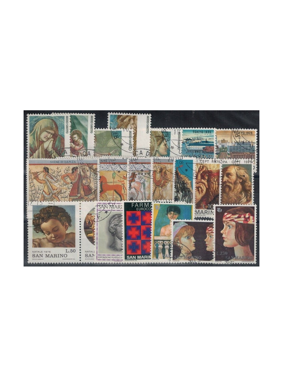 SAN MARINO 1975 Annata completa 22v us