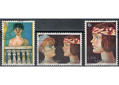SAN MARINO 1975 Anno internazionale della donna 3v us