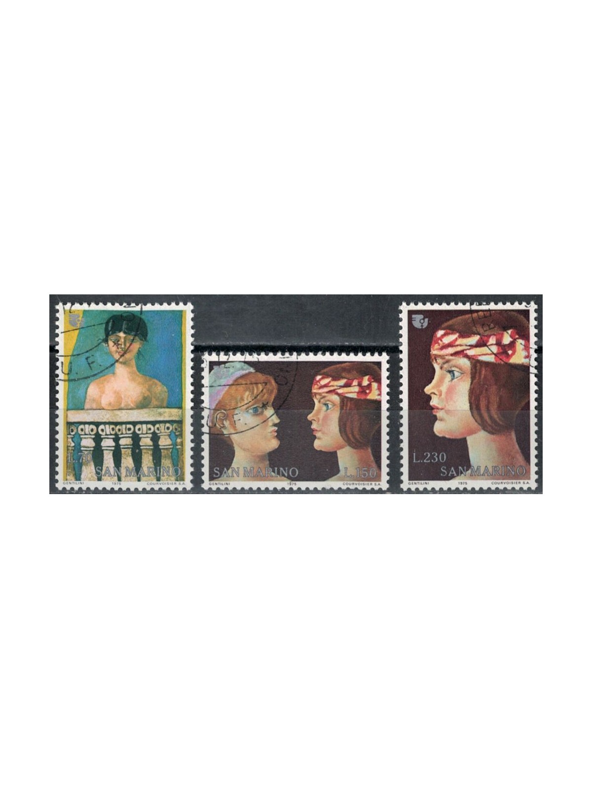 SAN MARINO 1975 International Women's Year 3v us