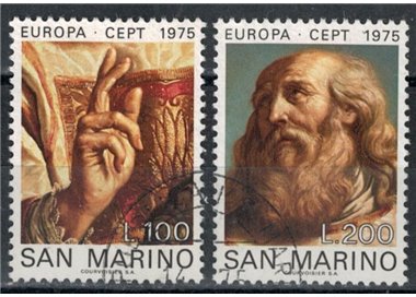 SAN MARINO 1975 Europa 2v us