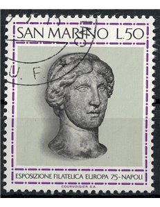 SAN MARINO 1975 Mostra del francobollo Europa us