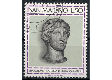 SAN MARINO 1975 Mostra del francobollo Europa us
