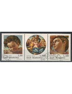 SAN MARINO 1975 Natale 3v us
