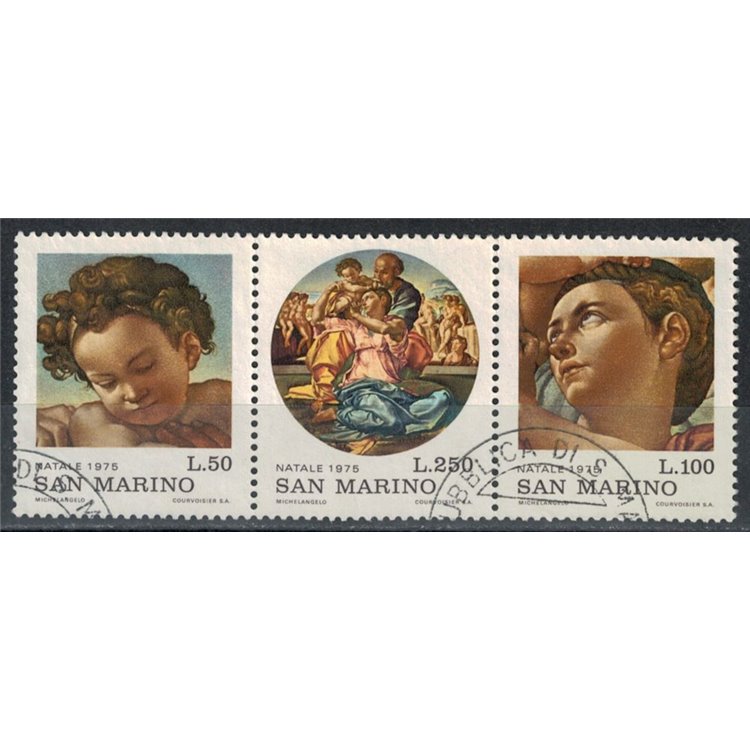 SAN MARINO 1975 Christmas 3v us