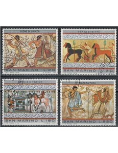 SAN MARINO 1975 Etruscan painting 4v us