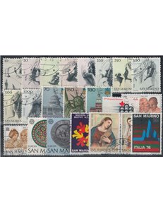 SAN MARINO 1976 Annata completa 22v us