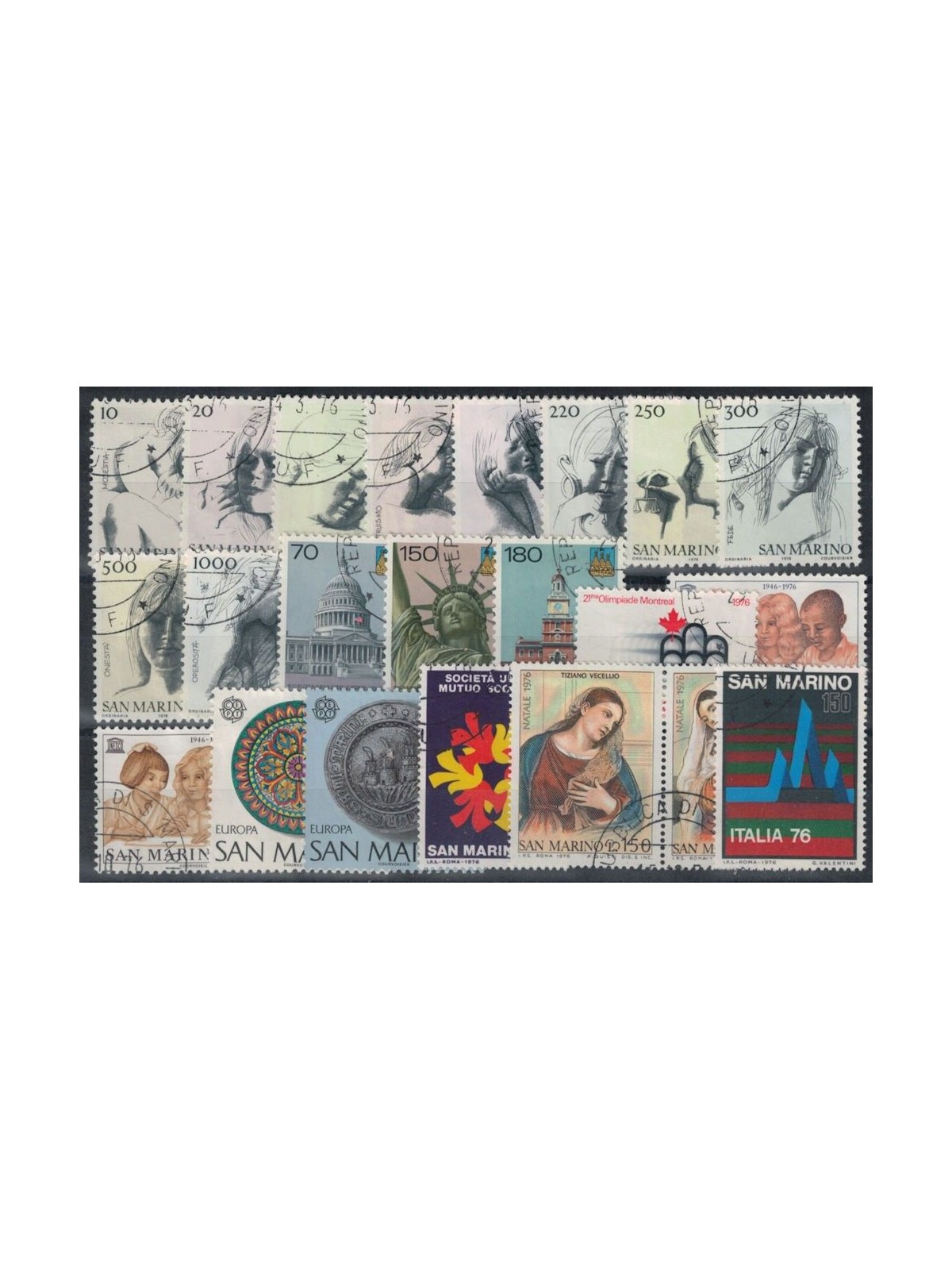 SAN MARINO 1976 Complete Year 22v US