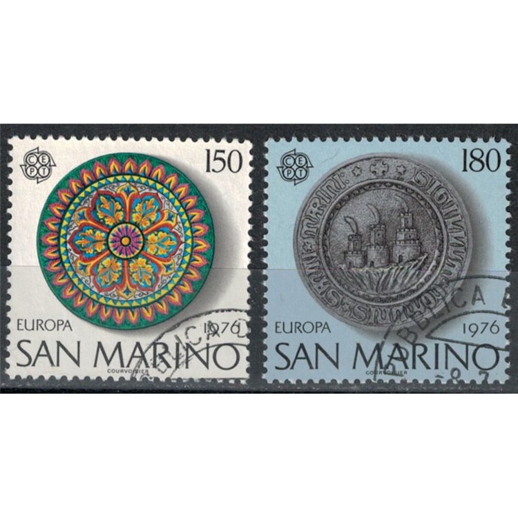 SAN MARINO 1976 Europa 2v us