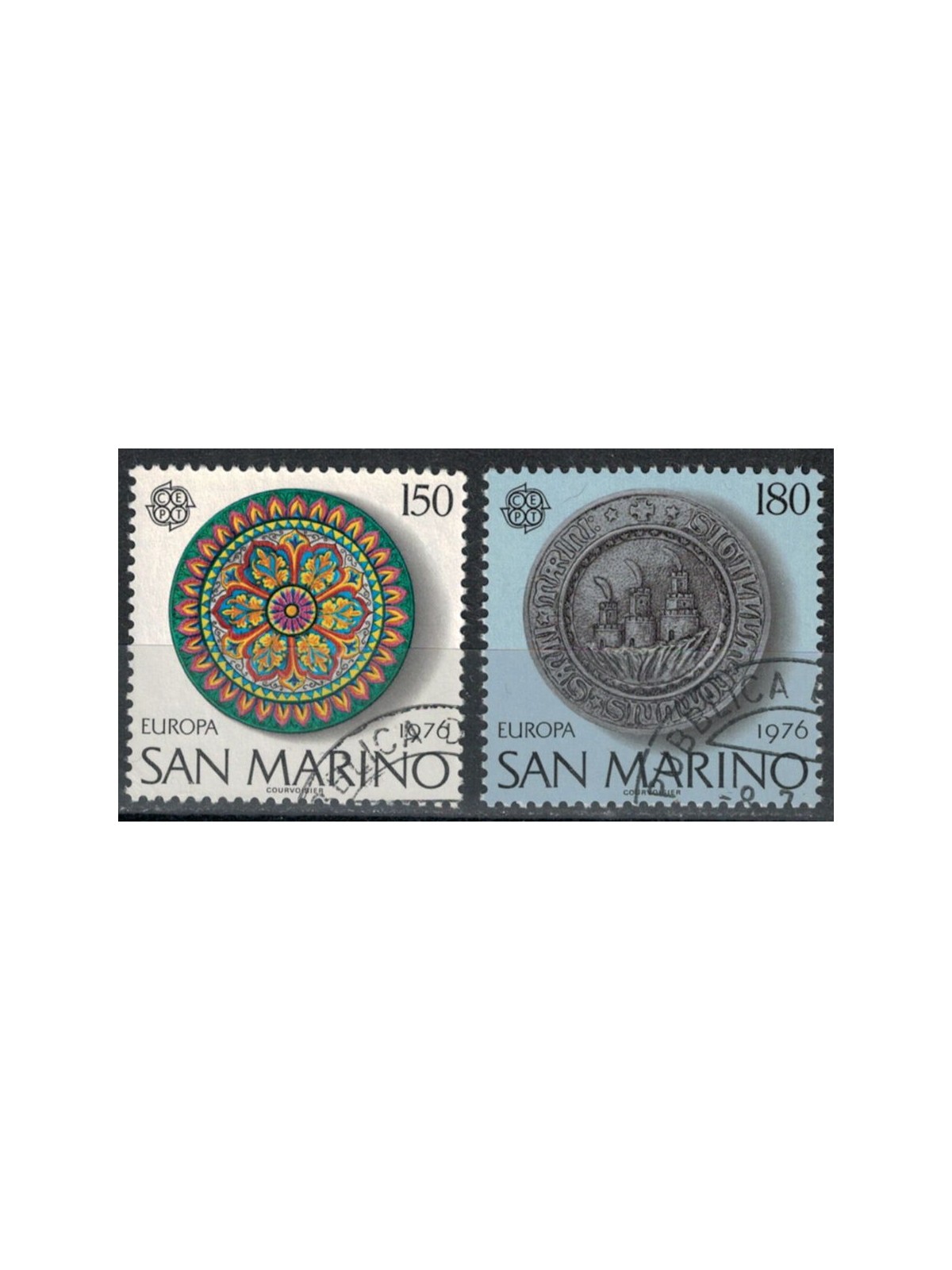 SAN MARINO 1976 Europa 2v us