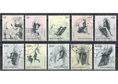 SAN MARINO 1976 Le virtù civili 10v us
