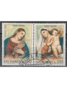 SAN MARINO 1976 Christmas 2v us