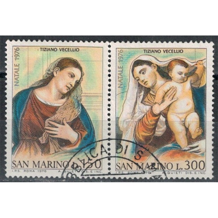 SAN MARINO 1976 Natale 2v us
