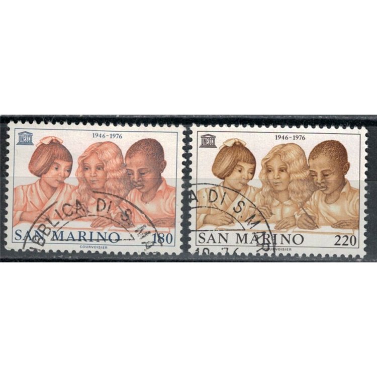 SAN MARINO 1976 Unesco 2v us
