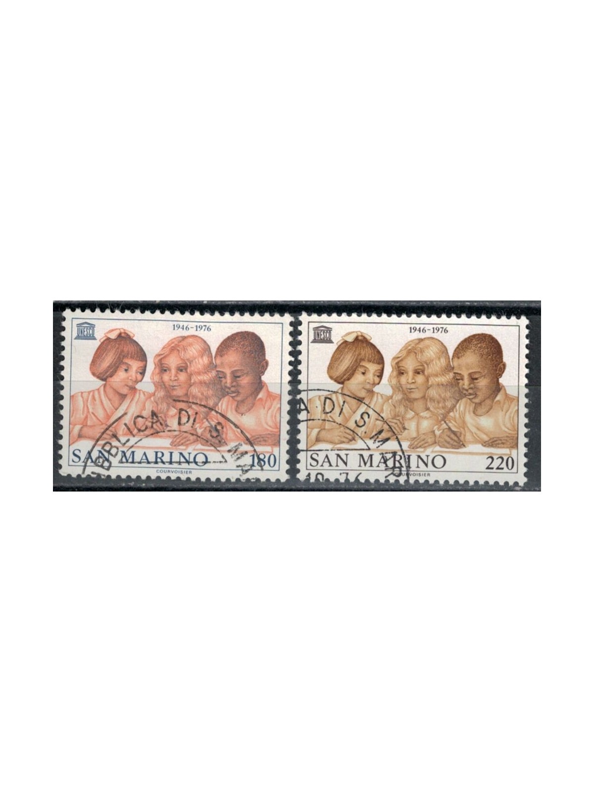 SAN MARINO 1976 Unesco 2v us