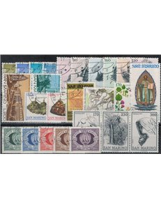 SAN MARINO 1977 Annata completa 26v us