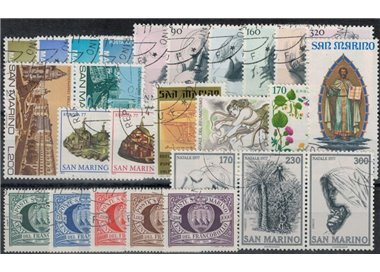 SAN MARINO 1977 Annata completa 26v us