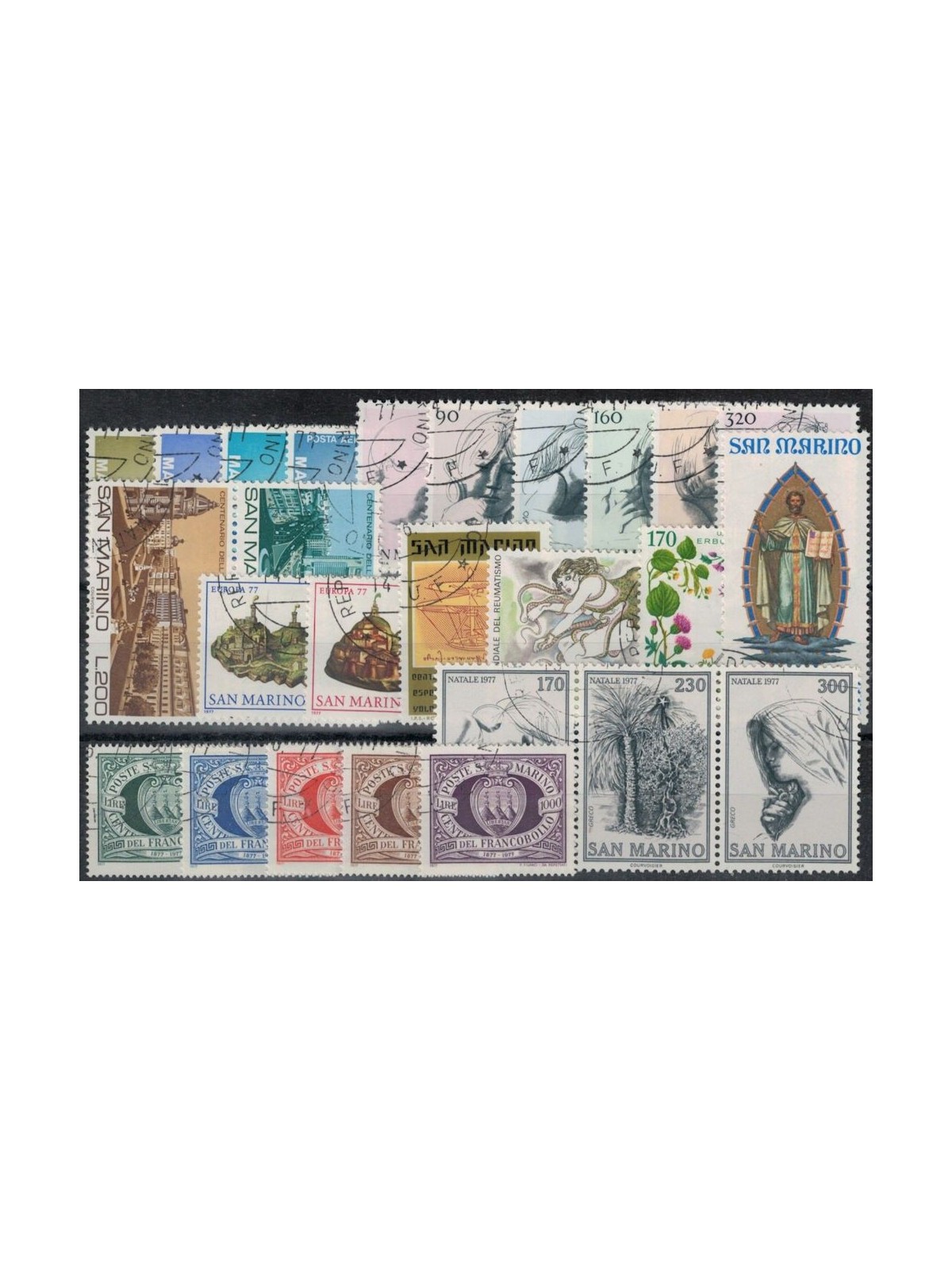 SAN MARINO 1977 Complete Year 26v us