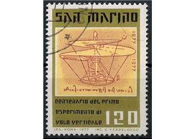 SAN MARINO 1977 Vertical flight experiment us