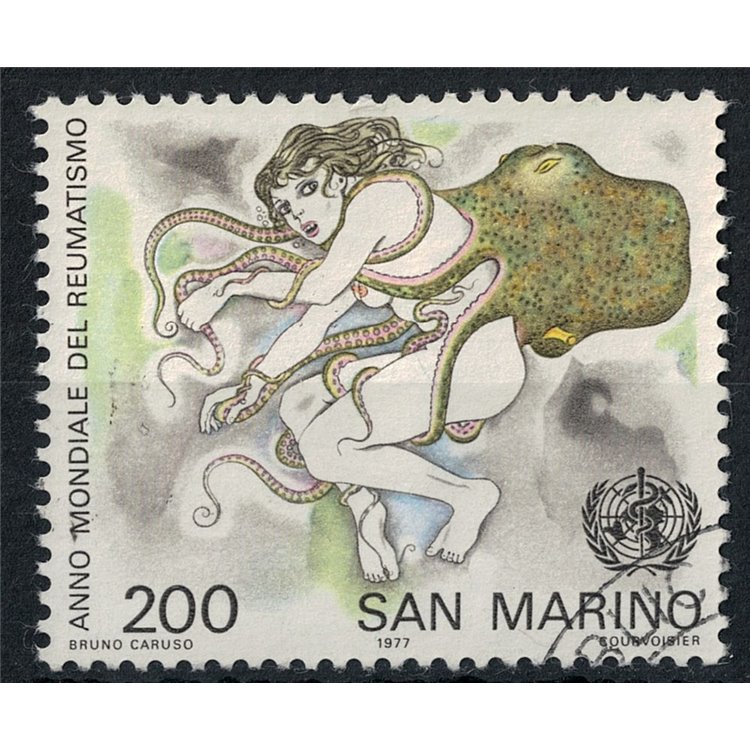SAN MARINO 1977 Anno del reumatismo us