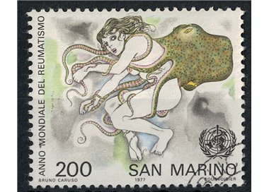 SAN MARINO 1977 Anno del reumatismo us