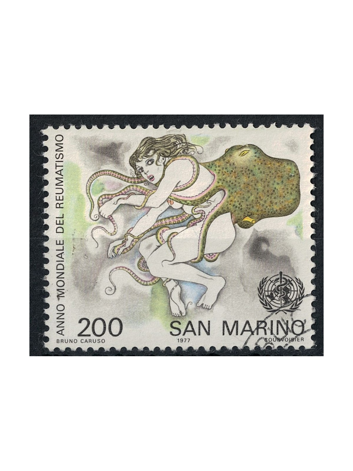 SAN MARINO 1977 Year of Rheumatism us