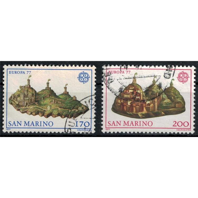 SAN MARINO 1977 Europa 2v us