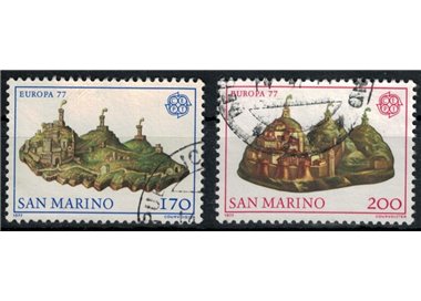SAN MARINO 1977 Europa 2v us
