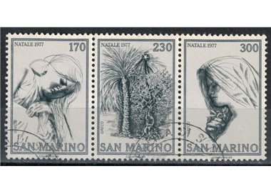 SAN MARINO 1977 Christmas 3v us
