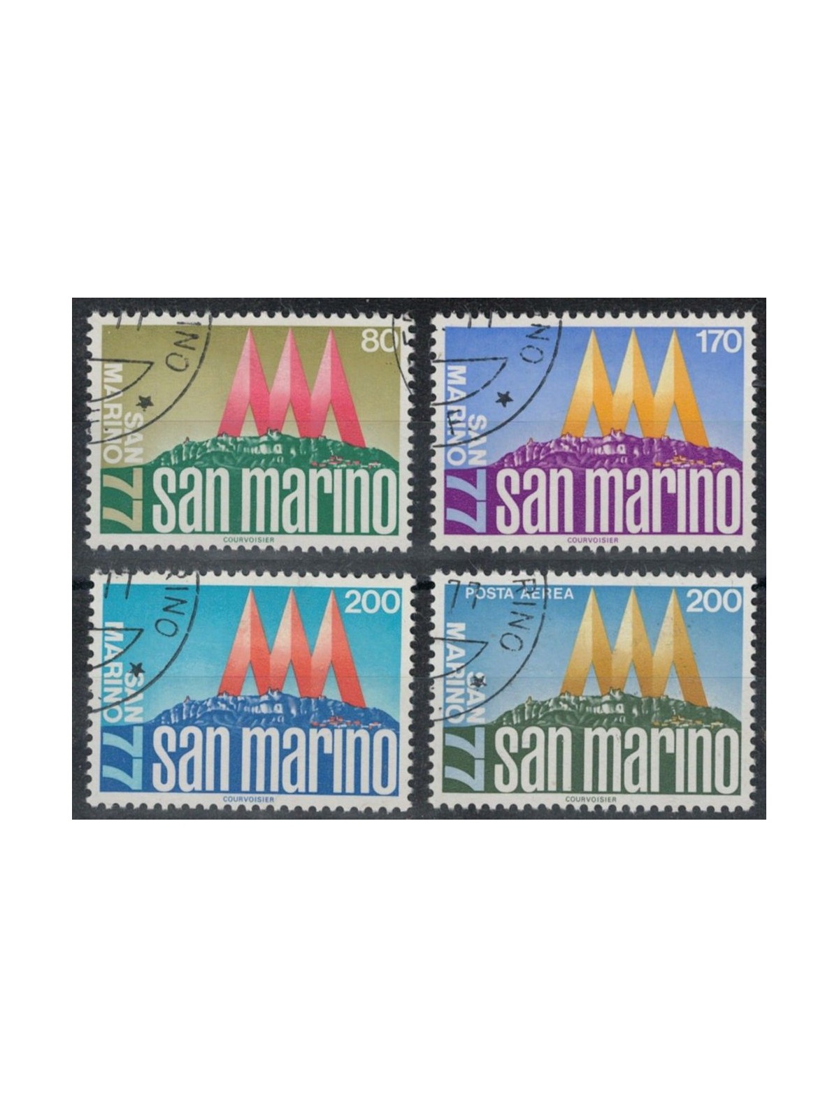 SAN MARINO 1977 Philatelic events 3rd year
