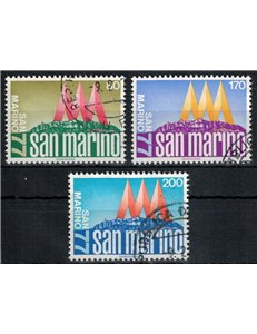 SAN MARINO 1977 Manifestazioni filateliche 4v us