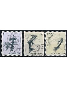 SAN MARINO 1978 The civil virtues, 3rd issue 3v us