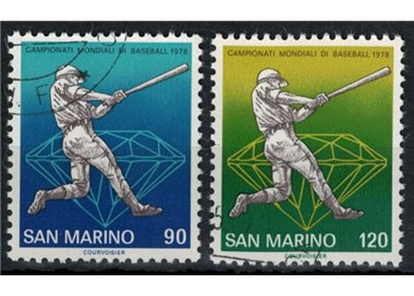 SAN MARINO 1978 Campionati mondiali di baseball 2v us