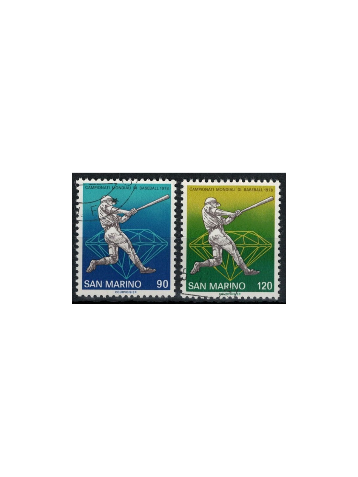 SAN MARINO 1978 Baseball World Championships 2v us