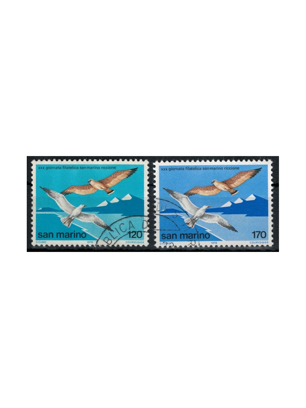 SAN MARINO 1978 Stamp Fair 2v us