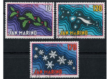 SAN MARINO 1978 Natale 3v us