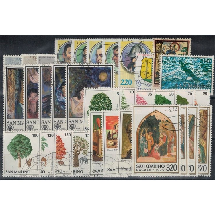 SAN MARINO 1979 Complete vintage 33v us