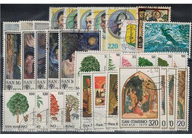 SAN MARINO 1979 Annata completa 33v us