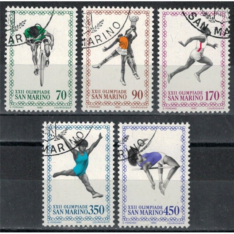 SAN MARINO 1980 Olimpiade 5v us