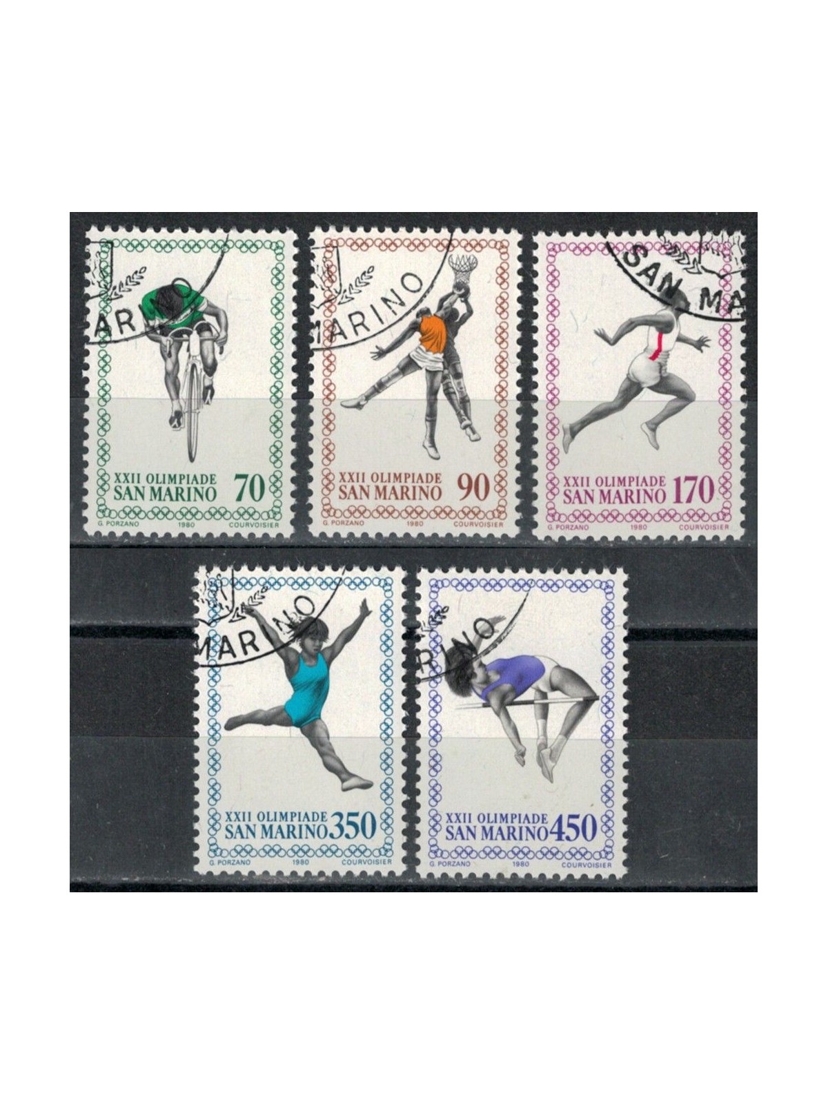 SAN MARINO 1980 Olimpiade 5v us