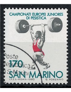 SAN MARINO 1980 Weightlifting us