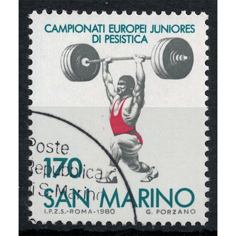 SAN MARINO 1980 Weightlifting us